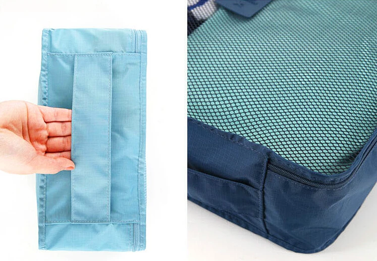 6 Pieces Set Travel Ng Organizer Bag Mesh Cubes For 6 Pieces Set Travel Ng Organizer Bag Mesh Cubes For Washing Clothes Underwear Storage