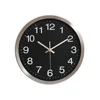 12 inch 30cm metal frame aluminum staniess steel wall clock