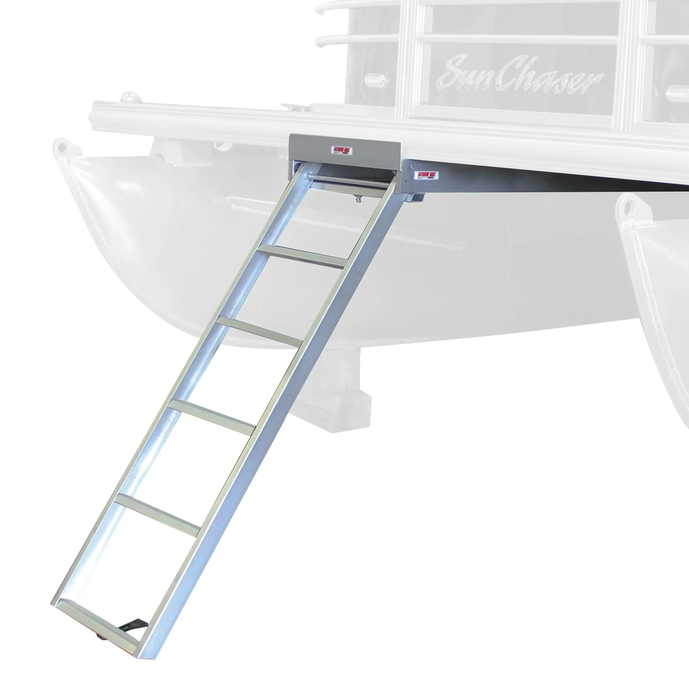 Jif Csd1 Marine UnderDeck Pontoon Ladder Flat Front 4 Steps Parts