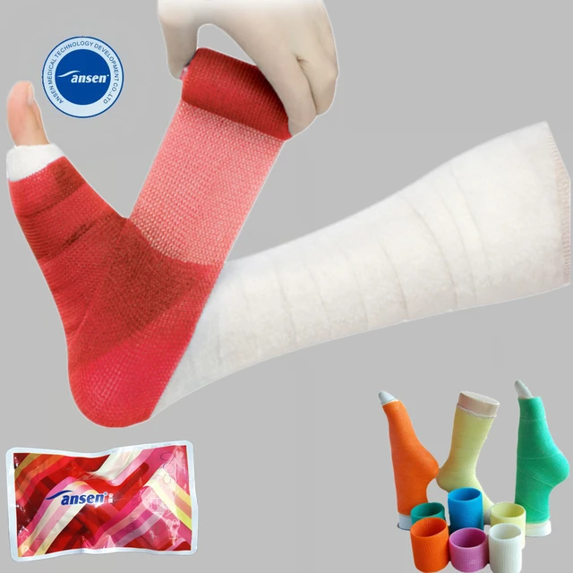 5inch waterproof plaster cast short arm fiberglass cast