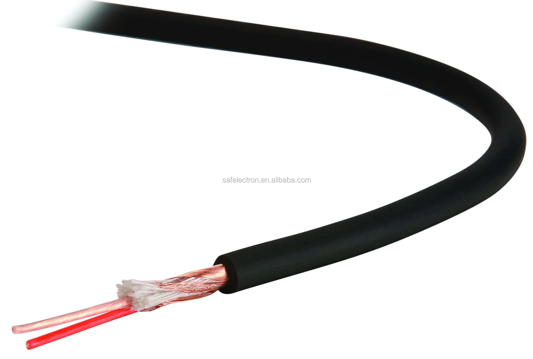 Bulk Coiled Highend Low Noise Double Shield Ofc Microphone Cable 2c*0