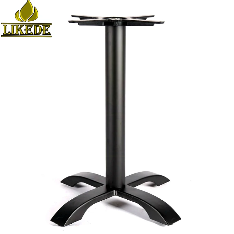 High Quality Cast Iron Cross Table Base Metal Decorative Metal Table Legs Dining Table Cross Leg