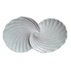 OEM customized creative shell shape good quality tableware irregular plate ceramic platter