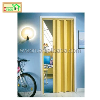 accordion door with key lock