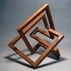Laser Cut Decorative Metal Crafts Corten Steel Garden Sculpture
