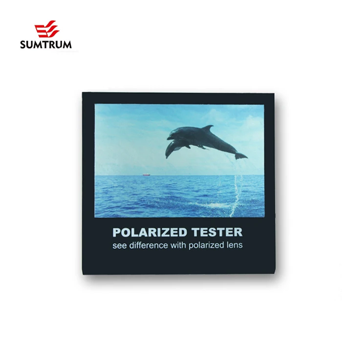 Invisible Effect Polarizing Dolphin Test Sheet