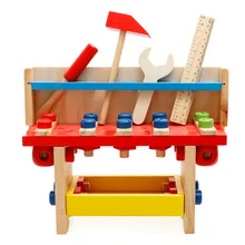 Baby Toys Children Educational Garden Tool Toys Project Combines Workbench Multifunctional Nut Wooden Toys Birthday Gift