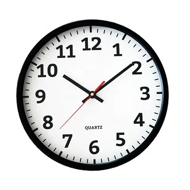 12 Inch Minimalist Modern Stylish Elegant Clock Wall 
