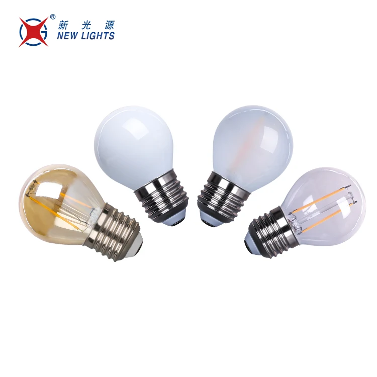 Dimmable Filament Lighting Lamp G45 12 Volt 5 Watt Led Edison Bulb E17 E26, G50 Led Bulb