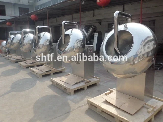 BY Series Sugar film Coater coating machine / Hot sale tablet pill roller 