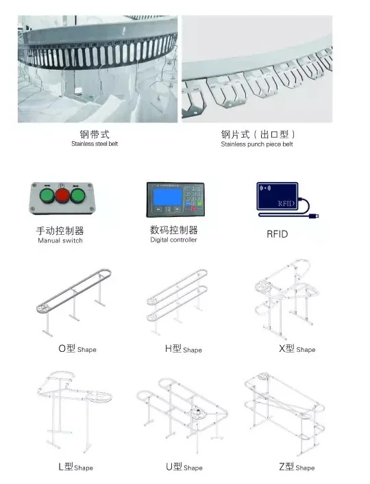 Garment Conveyor Price,Dry Cleaning Garment Conveyor,Laundry Equipment