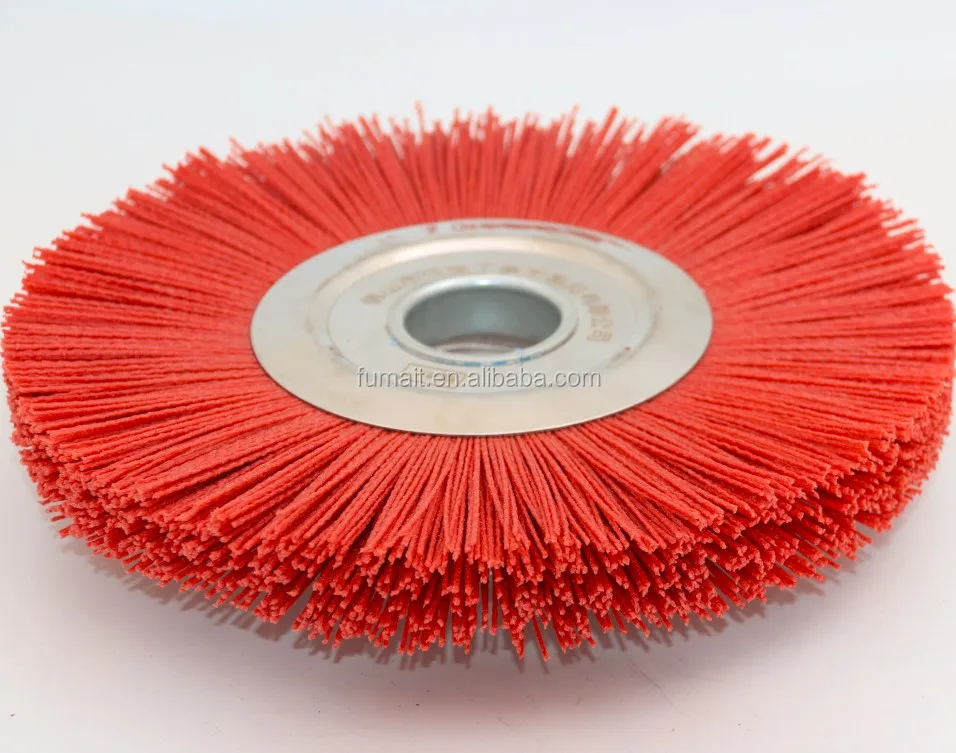 125*22.23*13mm Aluminium Oxide Abrasive Nylon Wire Wheel Brush Buy Wheel Brush,Polishing Wheel