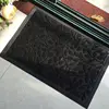 Rubber Border Debris Trapping Black Doormats