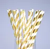 Bulk Party Paper Straw Colorful Collapsible Paper Drinking Straw