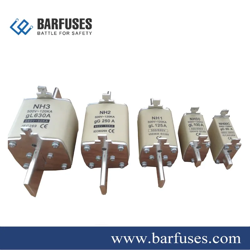Low voltage ceramic fuse link type NH / NT fuse holder, View NH fuse