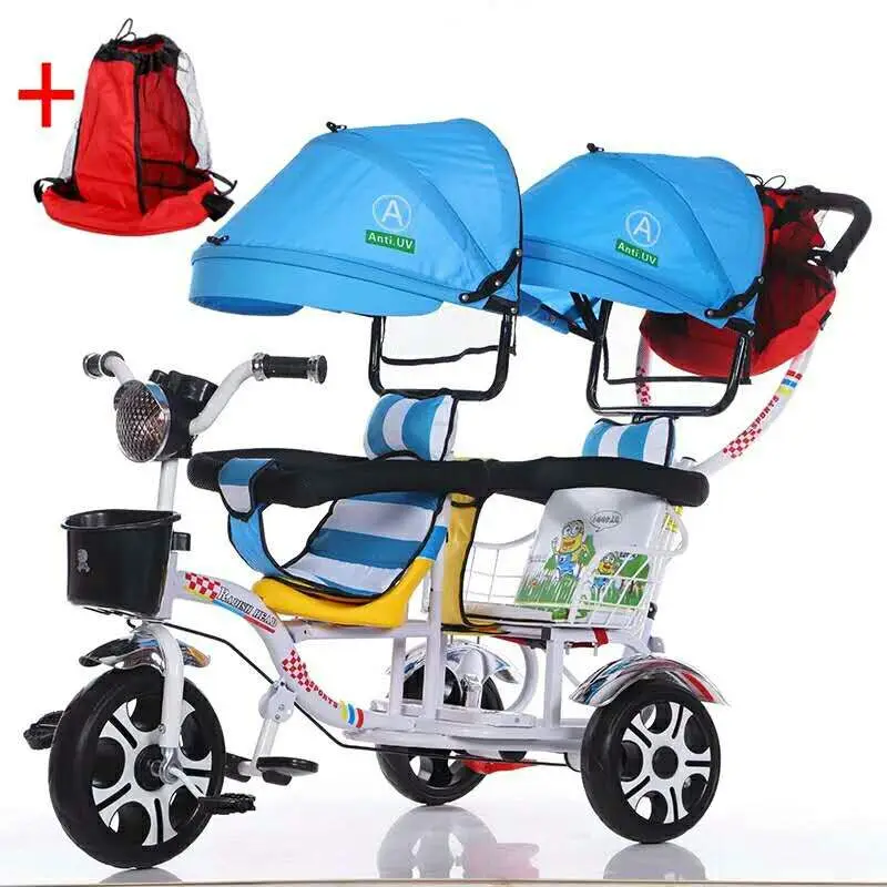 tricycle with two child seats