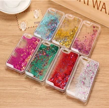 New Sale! Glitter Stars Dynamic Liquid Quicksand Hard Case Cover For iPhone 4 4s Transparent Clear Phone Case KZ001