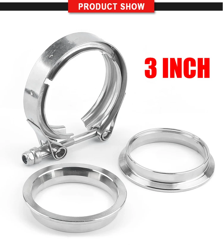 3" Car Vband Clamp Flange Kit Exhaust Pipe Quick Release Clamp Buy 3" Clamp,Pipe Clamp,Quick