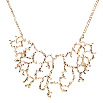 L'oreal Audit Factory Alloy Big Gold Jewelry Necklace - Buy Gold ...