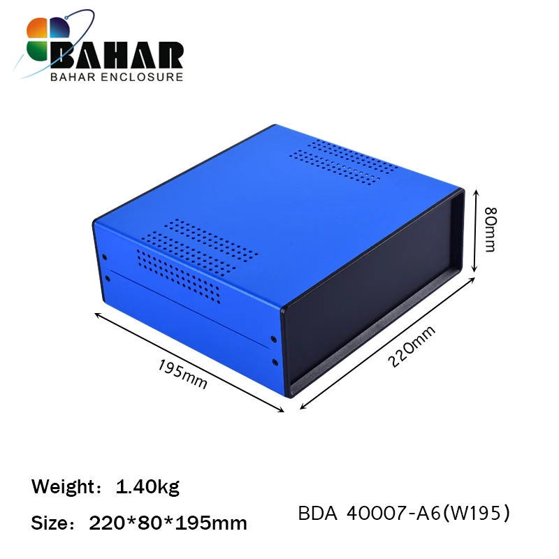 Metal case and customized project box for wholesale BDA40007-W195