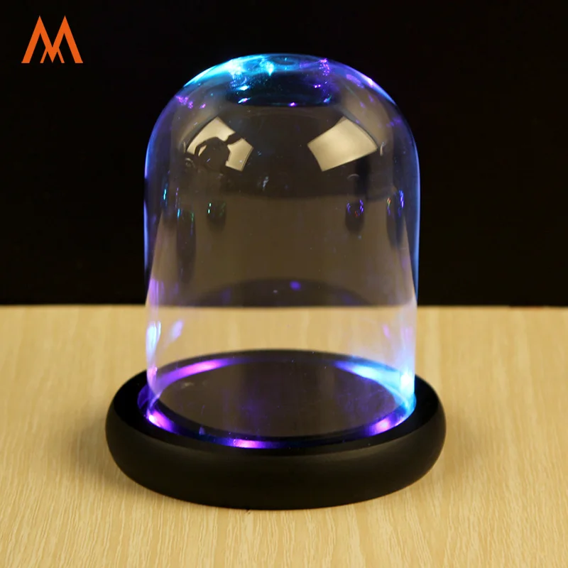 good quality led glass dome home decor wedding decoration glass