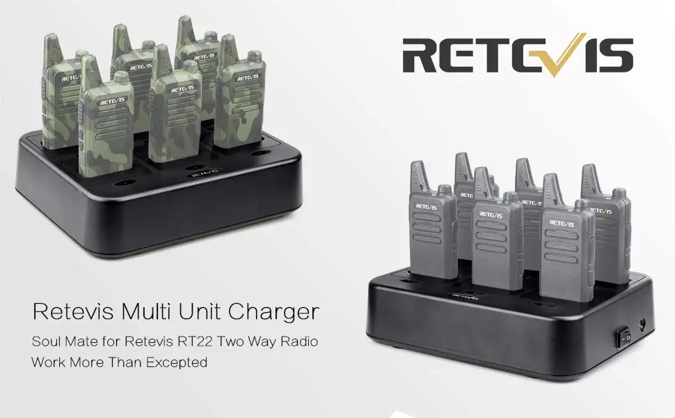 Two Way Radio Sixway Multi Charger Unit Dedicated Rapid Battery Charger Rtc22 For Retevis Rt22