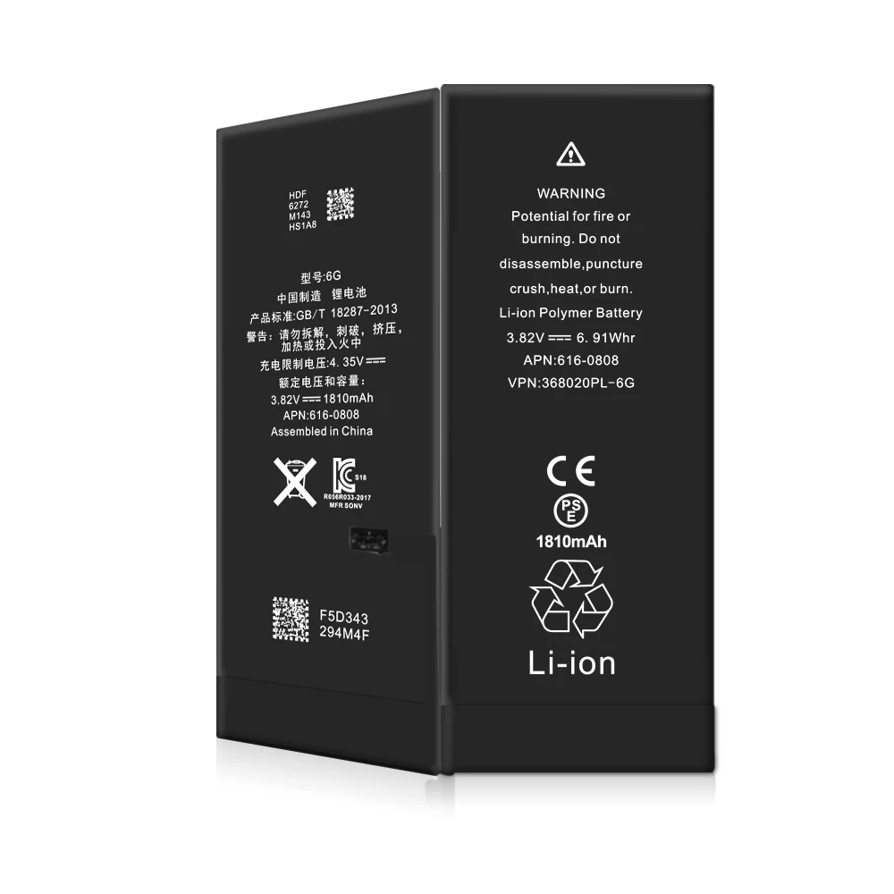 For Iphone Battery 6 Replacement Liion Battery With Repair Replacement