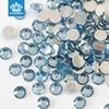 Factory rhinestone jewellery set crystal lt sapphire color resin flat back rhinestones for rhinestone paddle brush
