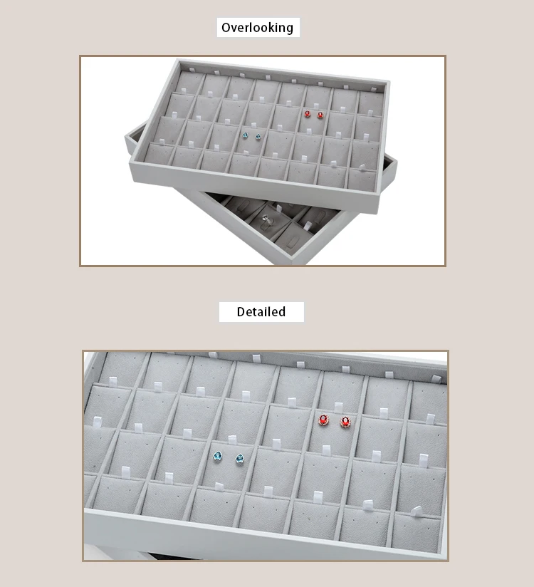 jewelry display tray leather