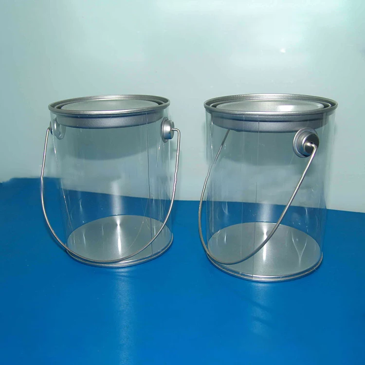Clear Pvc Bucket Clear Containers Clear Paint Can Clear Plastic Can