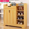 New 2 Door 1 Drawer Cupboard Shoe Storage Cabinet Wooden Sideboard Footwear Rack Stand Home
