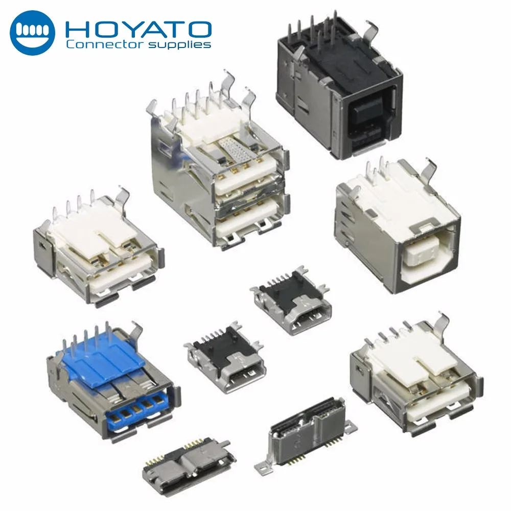 New Usb 3.1 Waterproof Female Connector 24 Pin Dip Smt Type C Usb 3.1