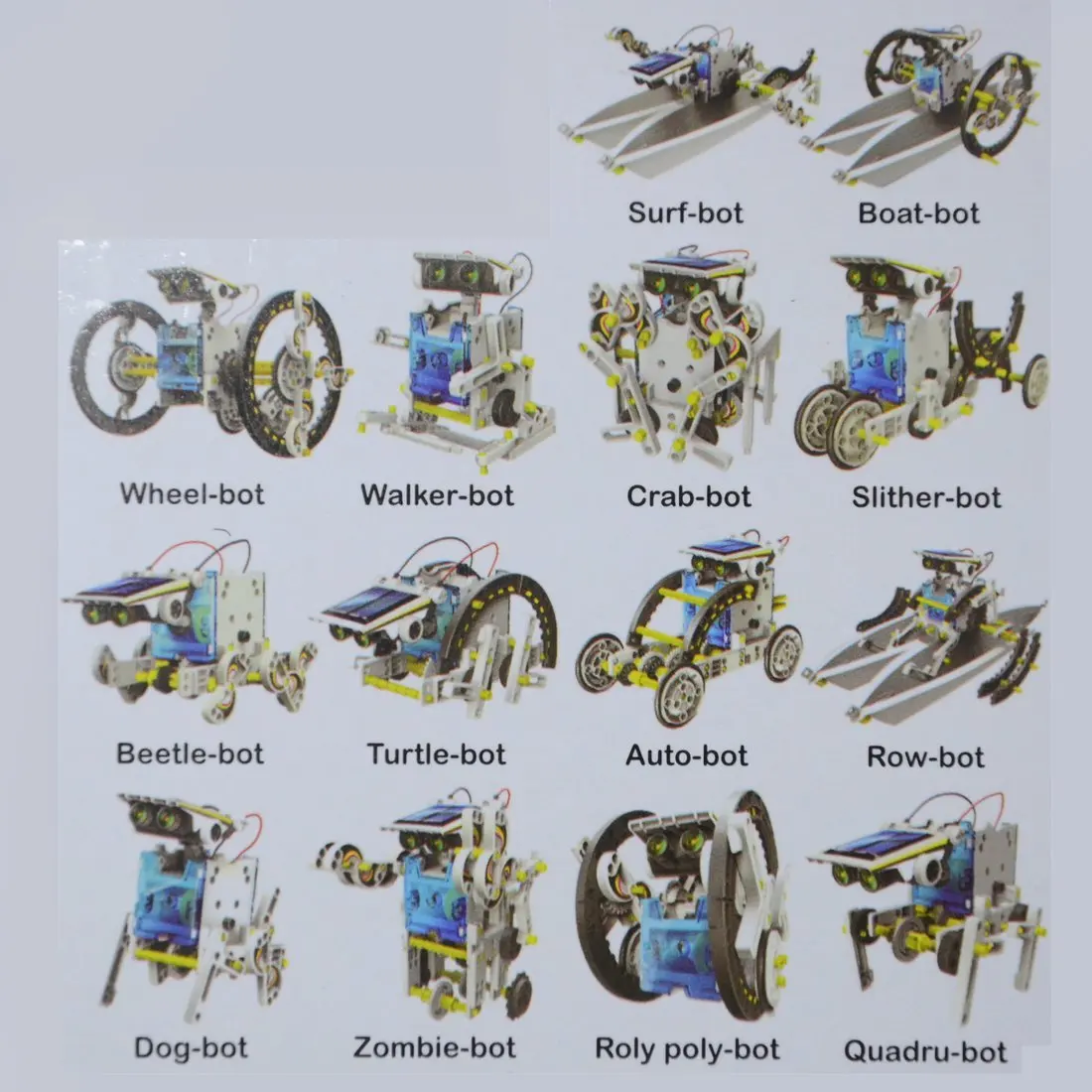 robotikits 14 in 1 educational solar robot