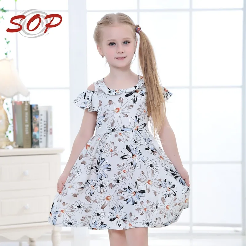 Fashion Kids Clothes Children Little Girls Cotton Summer Dresses 3 Year ...