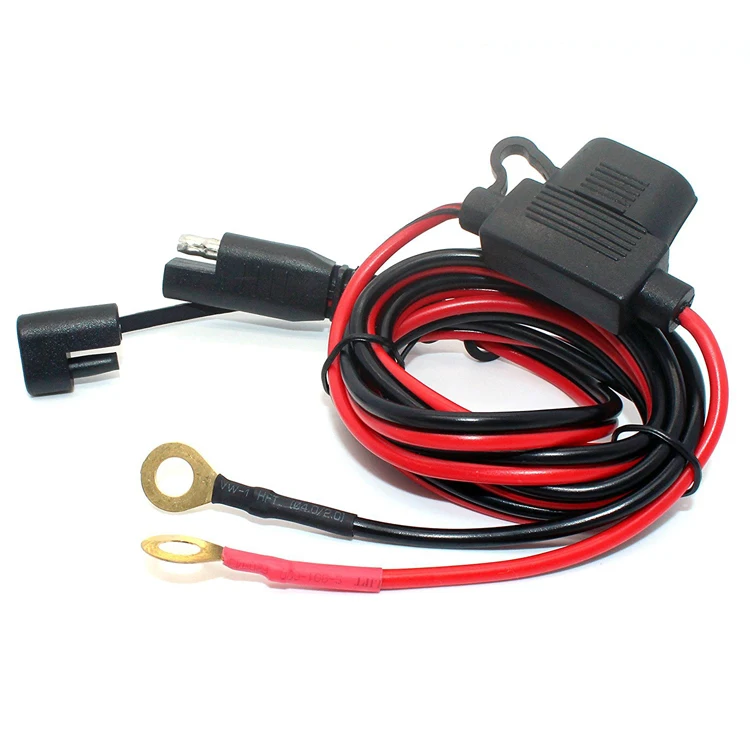 With Fuse Holder Quick Disconnect Sae To Eyelet O Ring Terminal Harness ...