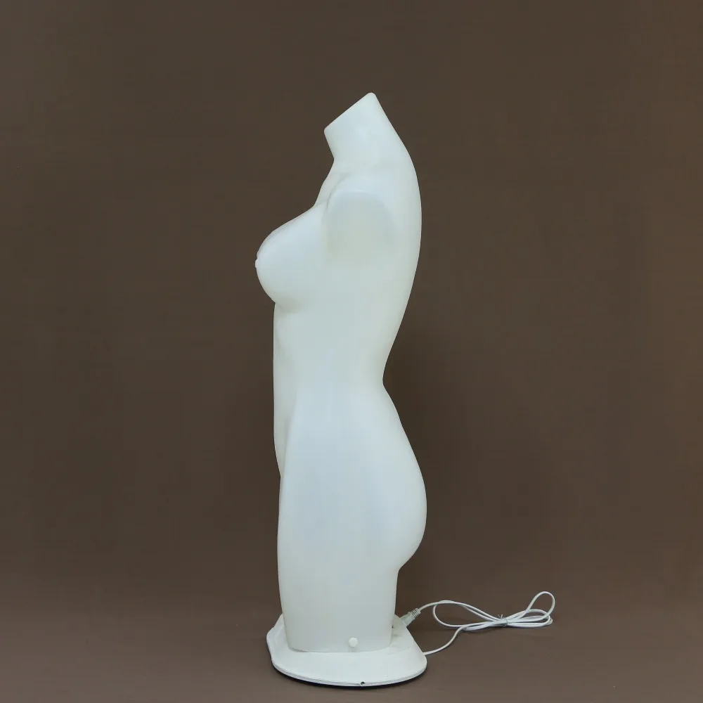 Led Light Upperbody Lighting Mannequin For Female Buy Led Light