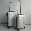 Plastic Polycarbonate 24 White Hard Vintage Metal Suitcase With Wheel white hard case luggage