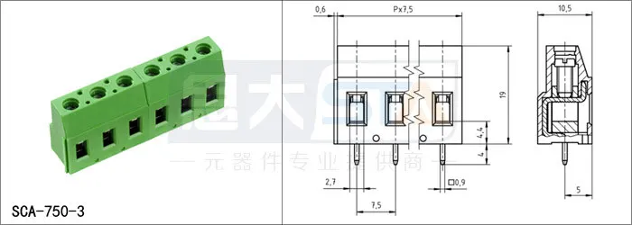 750 003. Клемма PCB-7 m4. Клеммная колодка чертеж. PDW 050 100 ac24 iec71-b14. Атм 050 i=100 b3 aс24* iec71-b14 (14/105mm).