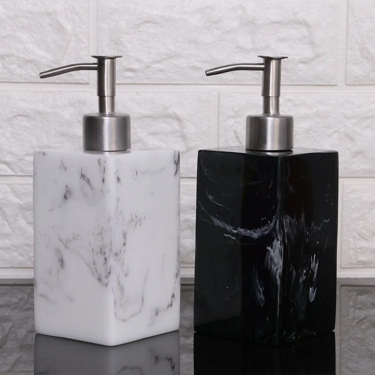High Quality Dispenser Set Resin Bathroom Accessories For Stars Hotel