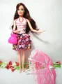  Fashion Barbie Doll bag Toy umbrella Dolls Model Style Moveable Joint Body Classic Toys Best