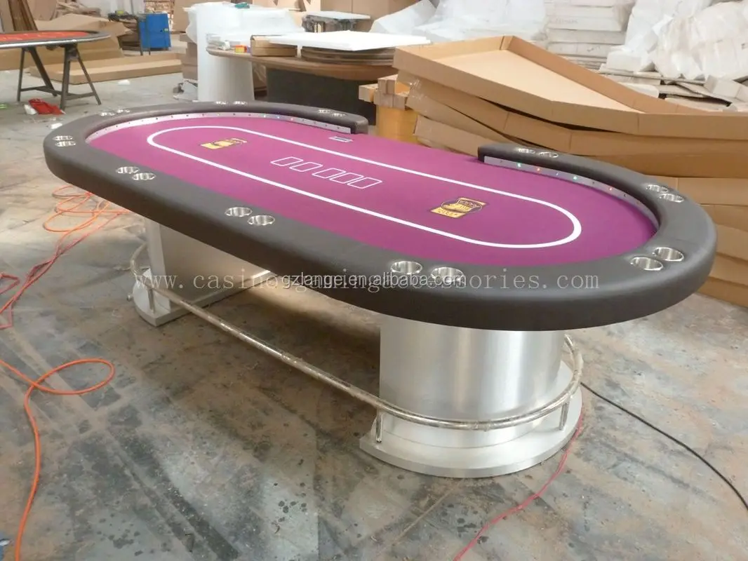 Casino Quality Deluxe Bean Size Poker Table With Cup Holders Buy