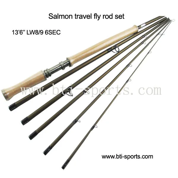 salmon travel rod
