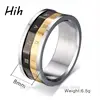 Men Finger Jewelry Two Circles Relax Toys Rotating Rotatable Ring