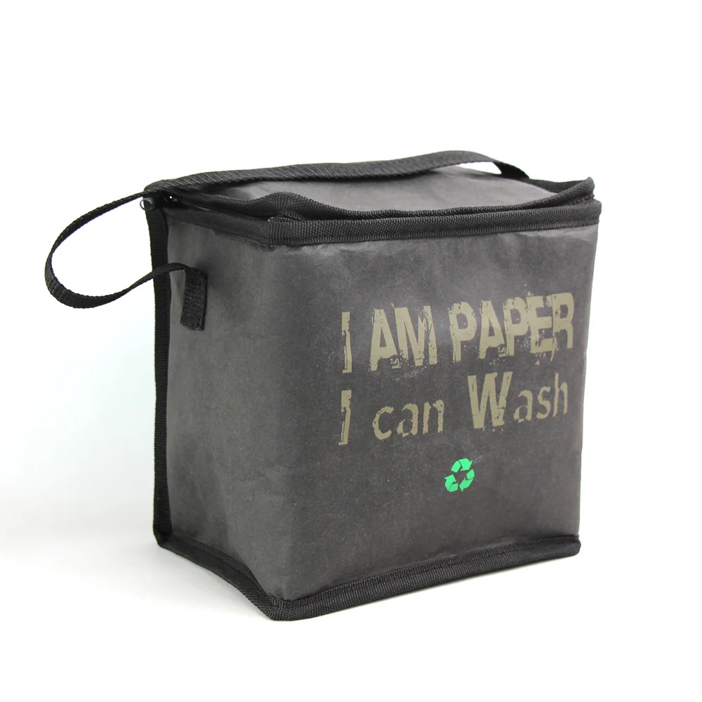 Recycle Washable Kraft Paper Cooler Bag Outdoor Meal Package Buy