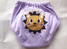 8pcs lot Waterproof potty training pants for baby briefs cotton panties infant diaper pant XLK003