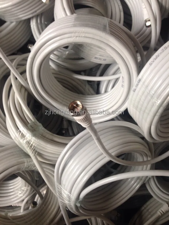 طبق / هوائي كابل هدمي محوري rg6 3c-2v