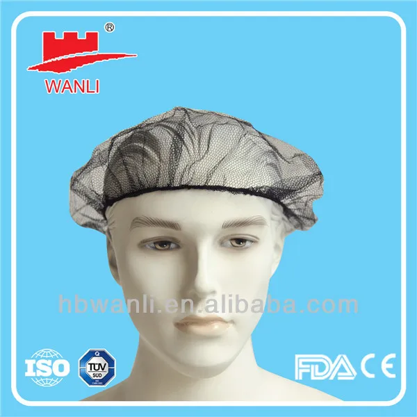 Disposable Nylon Mesh Hair Nets Medical Food Service Nylon Hair Net Cap