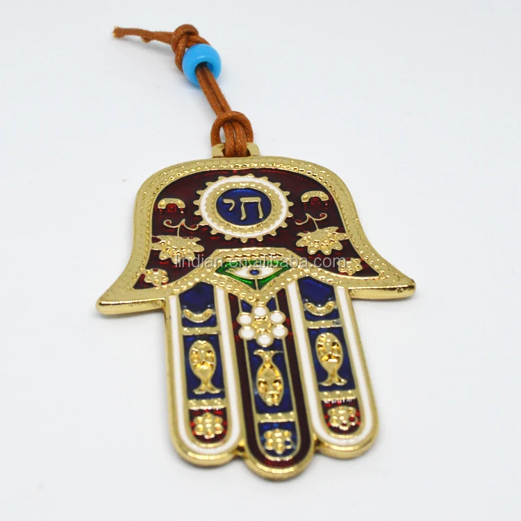 Judaism Hamsa Chai Israel Pendant Kabbalah Evil Eye Wall Hanging Buy Evil Eye Wall Pendant
