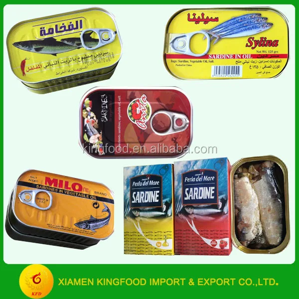 Sardine Tin Can With Vegetable Oil 125g Buy Sardine Tin Can,Sardine