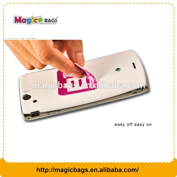 fashion logo design microfiber adhesive mobile phone screen cleaner hot selling